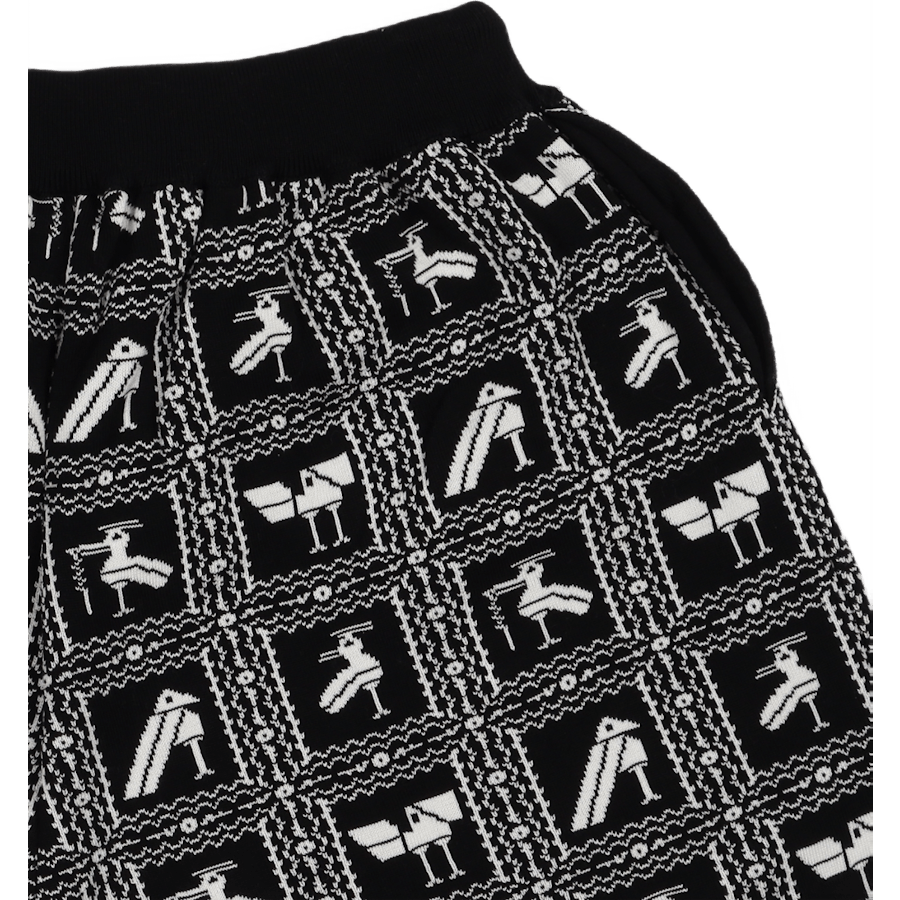 Activité tricot courte 4sd 4 oiseaux
