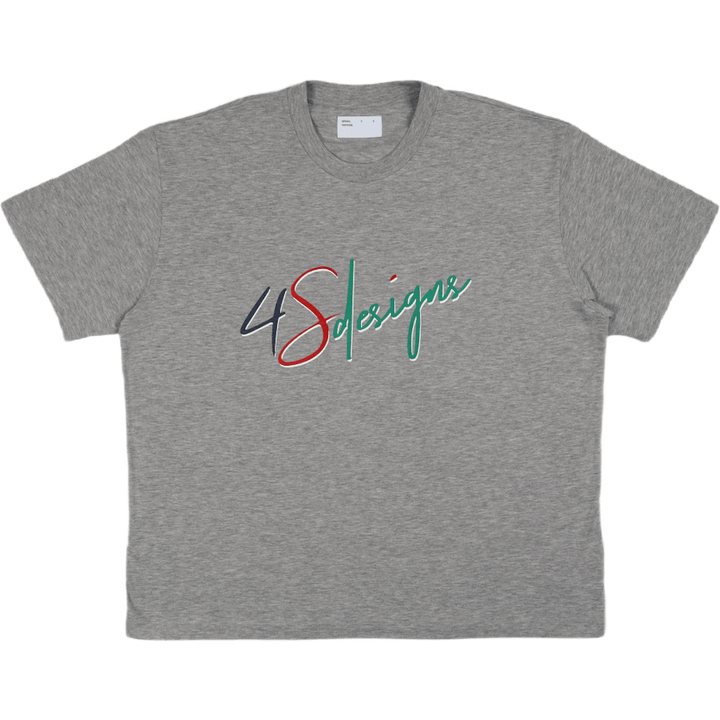 T-shirt en H.grey 4sd Script Mo