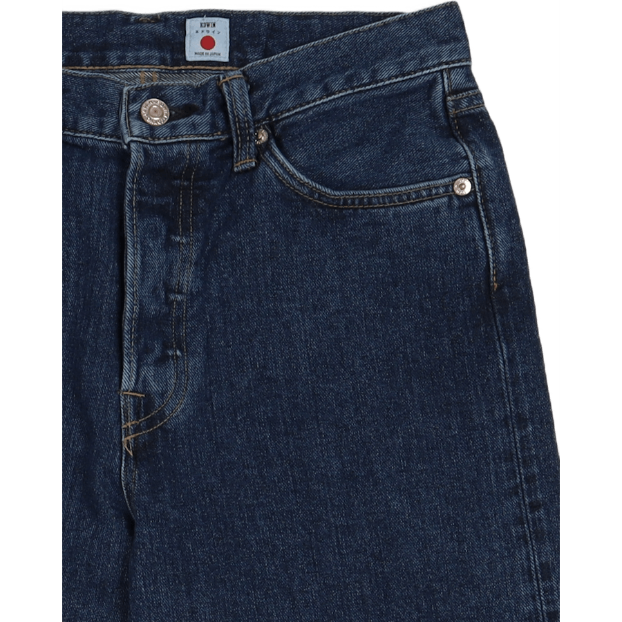 Loose Tapered Yoshiko Left Hand Denim, 12.6oz, blaue Akira-Waschung
