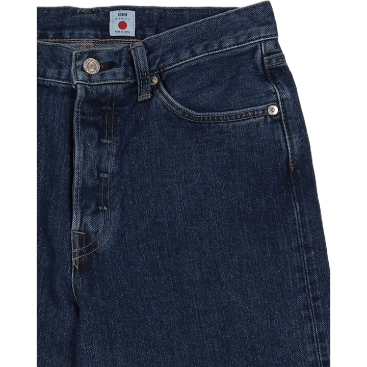 Loose Tapered Yoshiko Left Hand Denim, 12.6oz, blaue Akira-Waschung