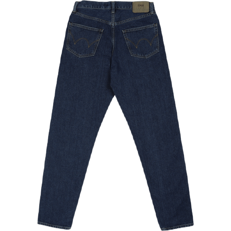 Loose Tapered Yoshiko Left Hand Denim, 12.6oz, blaue Akira-Waschung