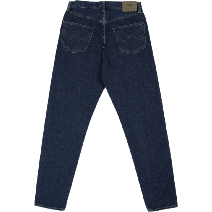 Loose Tapered Yoshiko Left Hand Denim, 12.6oz, blaue Akira-Waschung
