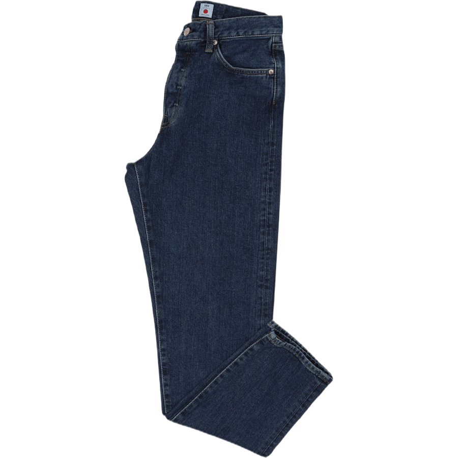 Loose Tapered Yoshiko Left Hand Denim, 12.6oz, blaue Akira-Waschung