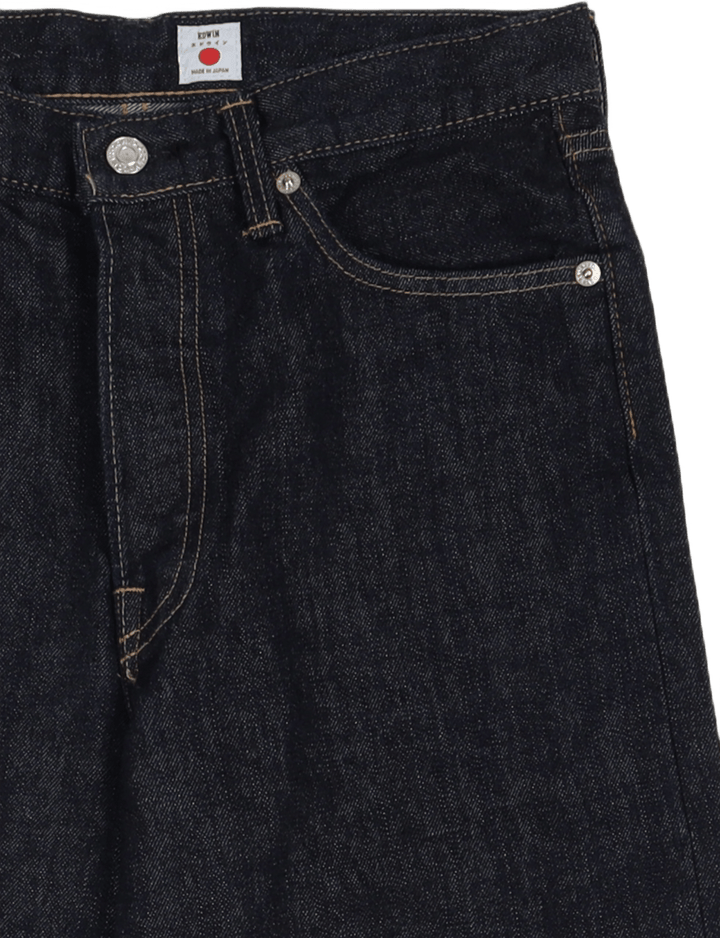 Loose Tapered Kurabo, Denim recyclé, Selvage rouge, 14oz, Rinçage bleu
