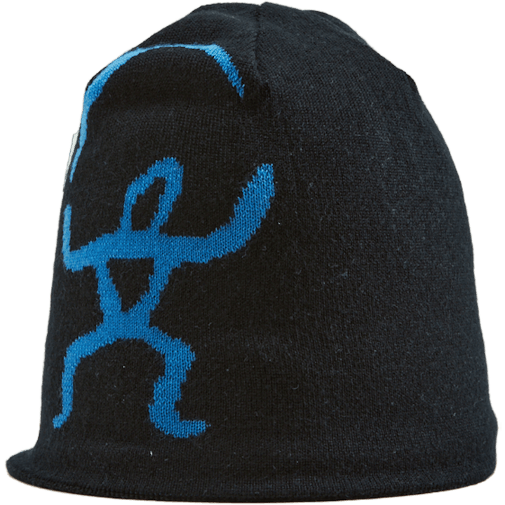 Hawk stickad keps svart