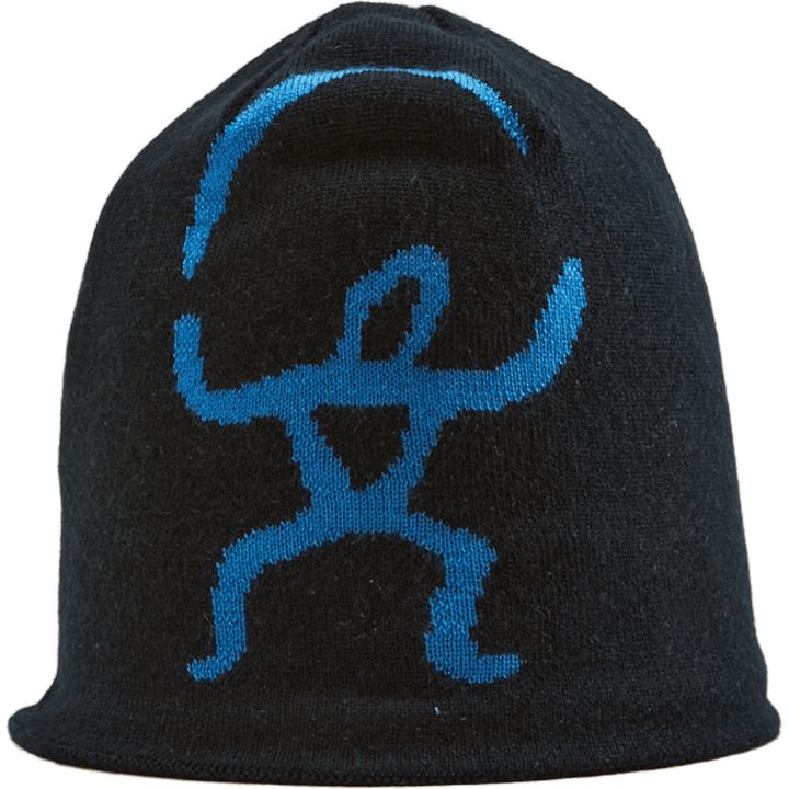 Hawk stickad keps svart