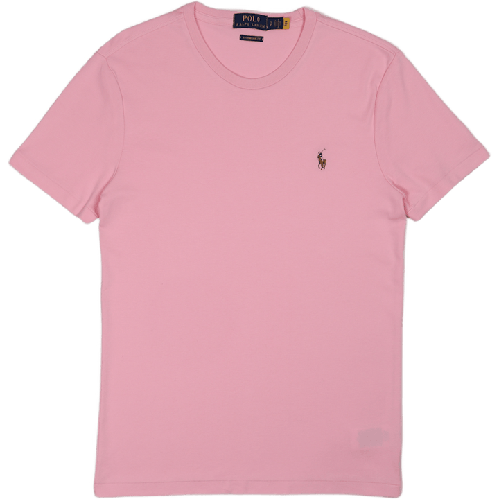 Slim Fit T-skjorte i myk bomull med egendefinert passform Carmel Pink
