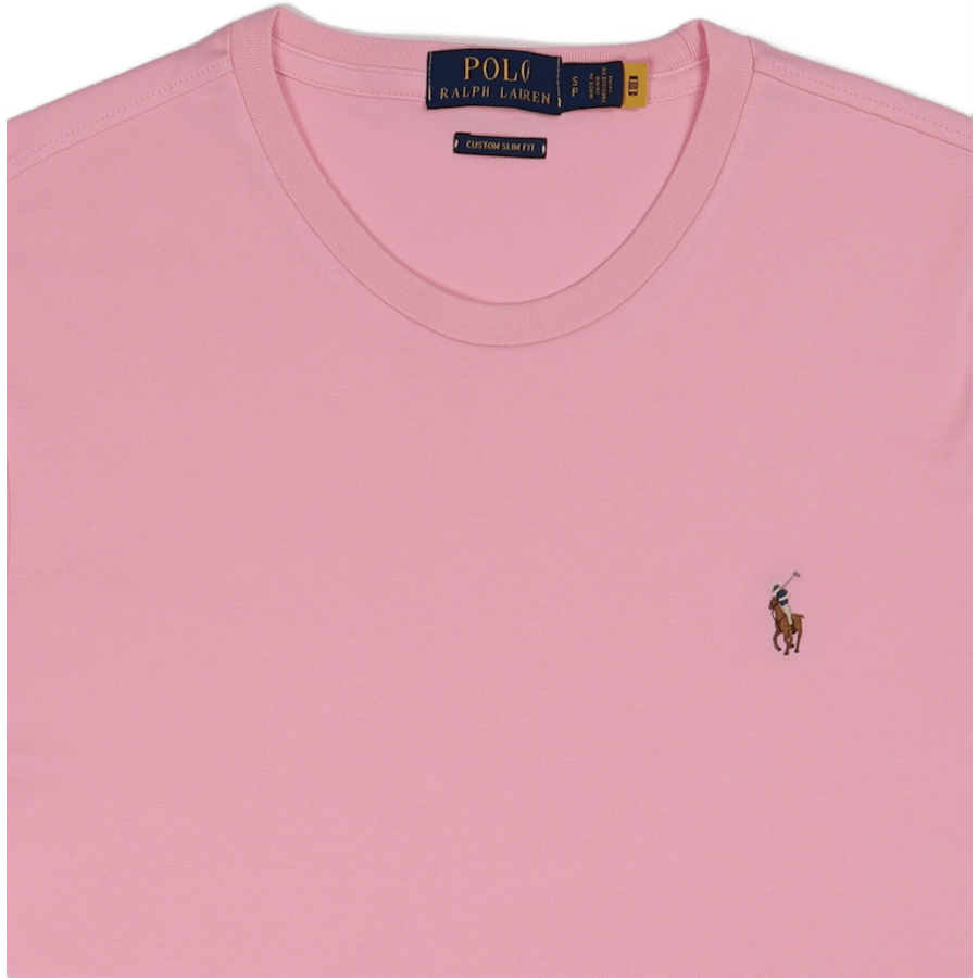 Slim Fit T-skjorte i myk bomull med egendefinert passform Carmel Pink