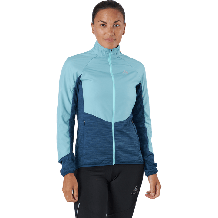 Kurtka Run Easy Warm Hybrid Blue Wing Teal - Polynya