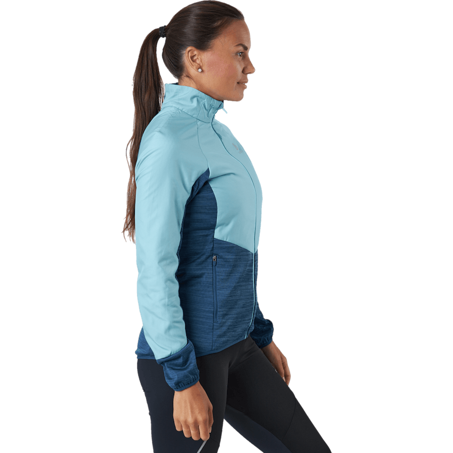 Kurtka Run Easy Warm Hybrid Blue Wing Teal - Polynya