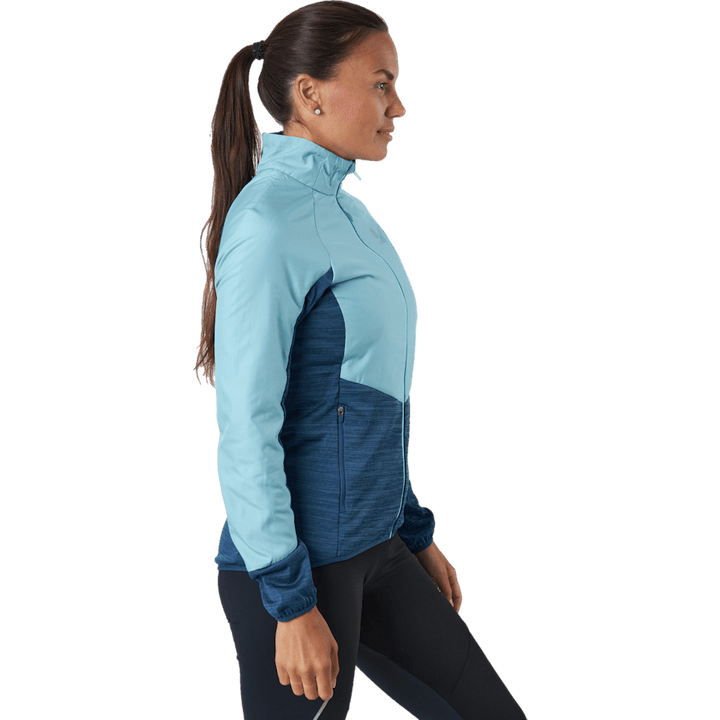 Kurtka Run Easy Warm Hybrid Blue Wing Teal - Polynya