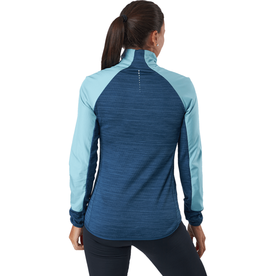 Kurtka Run Easy Warm Hybrid Blue Wing Teal - Polynya