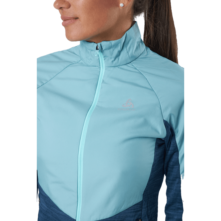 Kurtka Run Easy Warm Hybrid Blue Wing Teal - Polynya