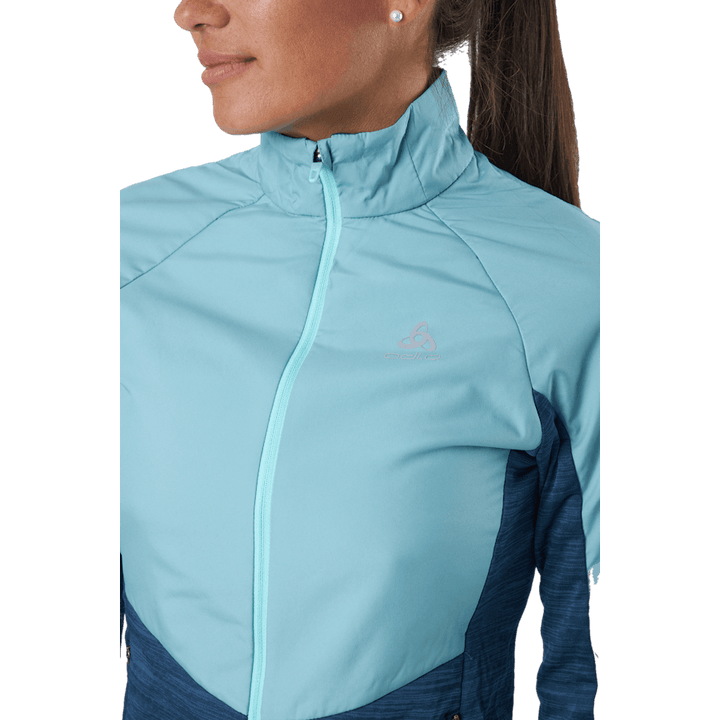 Kurtka Run Easy Warm Hybrid Blue Wing Teal - Polynya