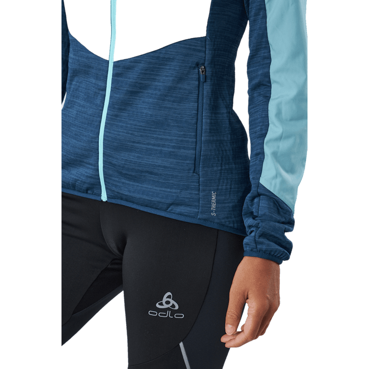 Kurtka Run Easy Warm Hybrid Blue Wing Teal - Polynya