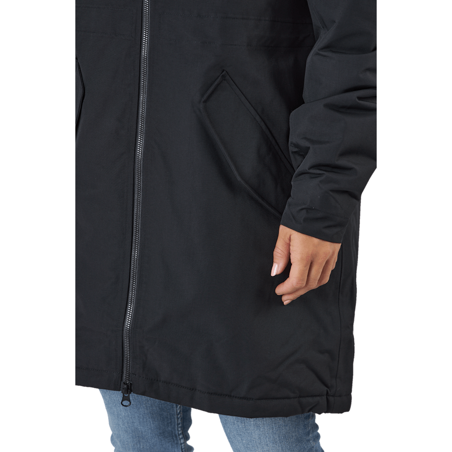 Marta-lisa Wns Parka Svart