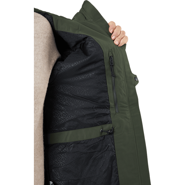 Marta-lisa Wns Parka Zelena