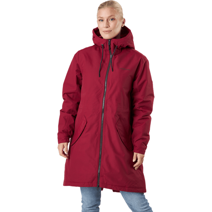 Marta-lisa Wns Parka Red