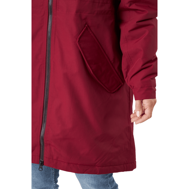 Marta-lisa Wns Parka Red