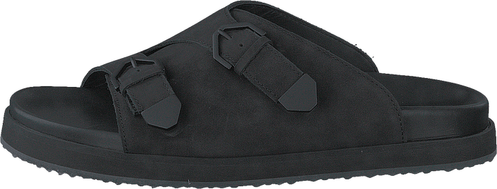 Dormeuses Hekate à double boucle noires