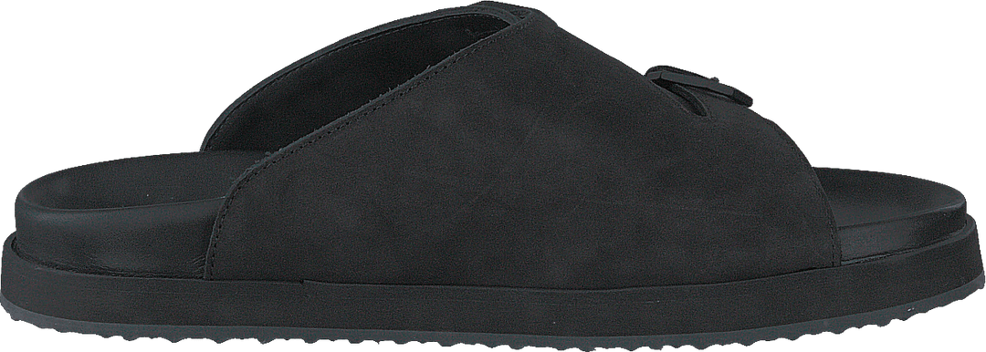 Dormeuses Hekate à double boucle noires