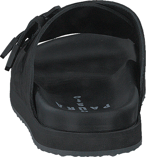 Dormeuses Hekate à double boucle noires