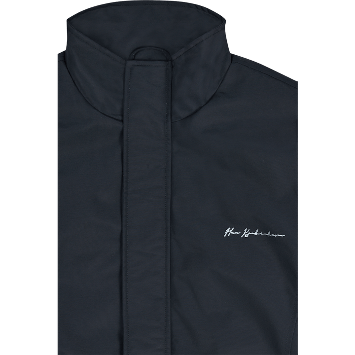 Nylon Track Jacket Black