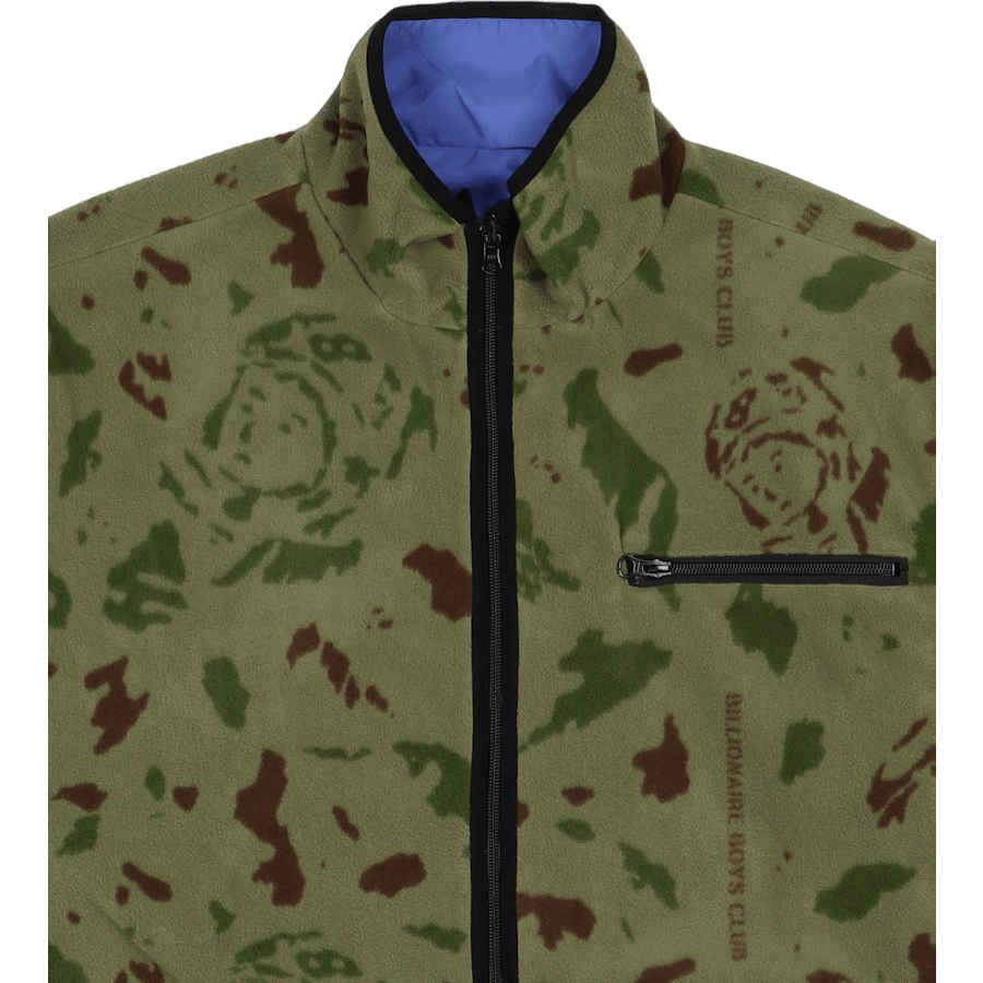 Veste polaire réversible violette