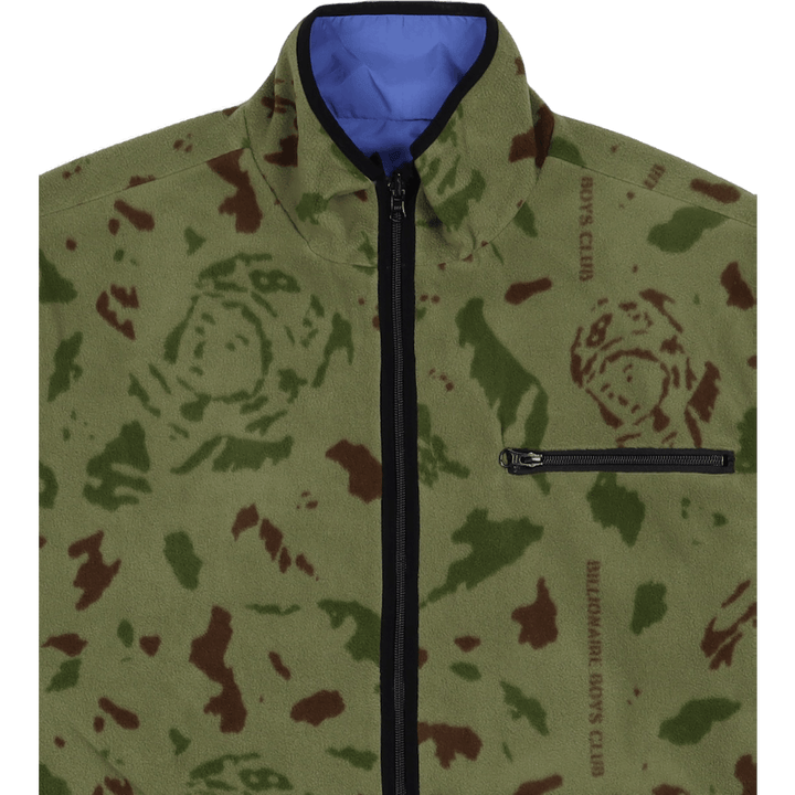 Veste polaire réversible violette