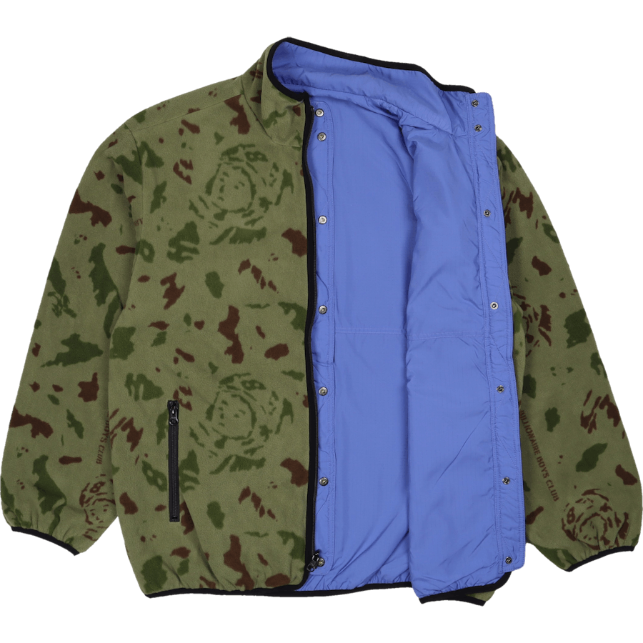 Veste polaire réversible violette