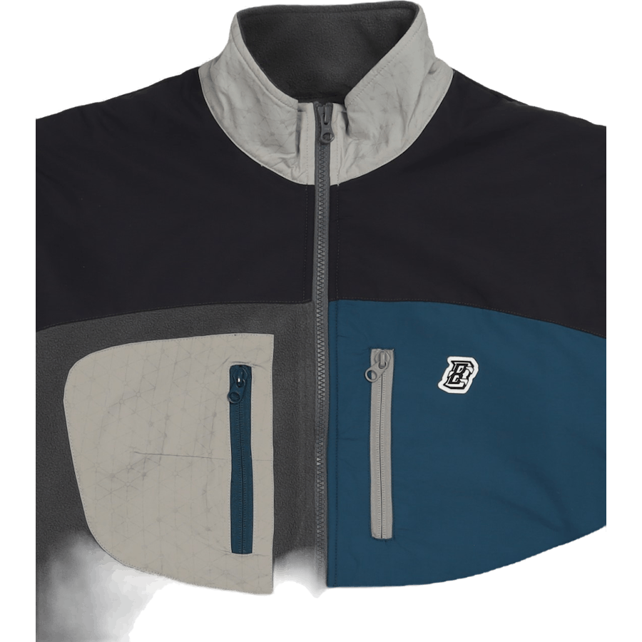 Tactical Zip Fleece Grau