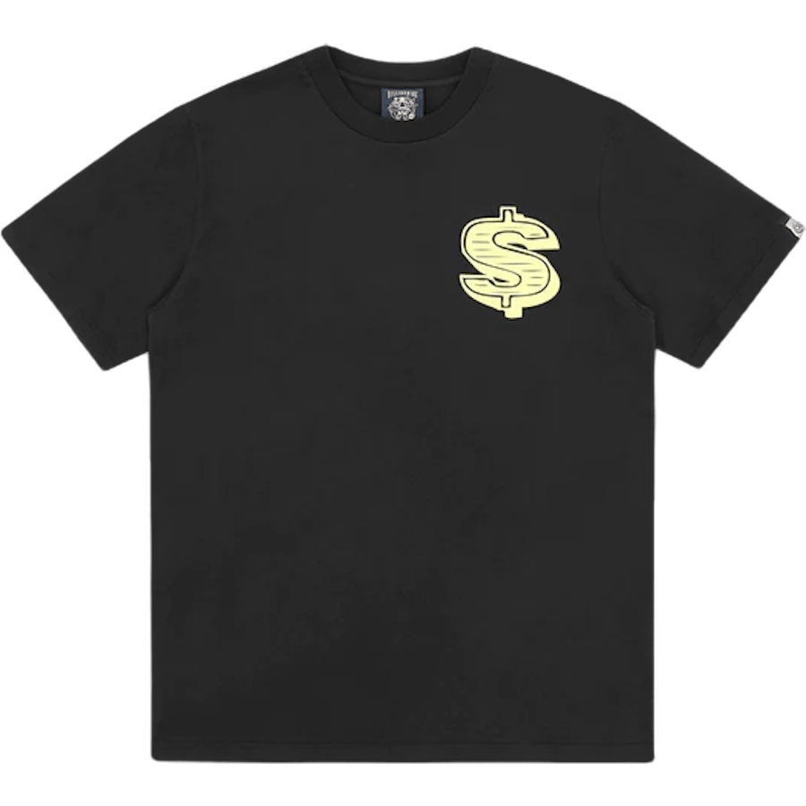T-shirt noir avec logo dollar