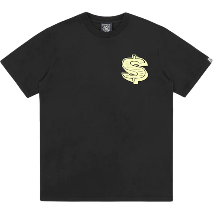 T-shirt noir avec logo dollar