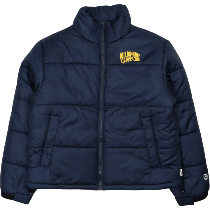 Doudoune à petit logo Arch bleu marine