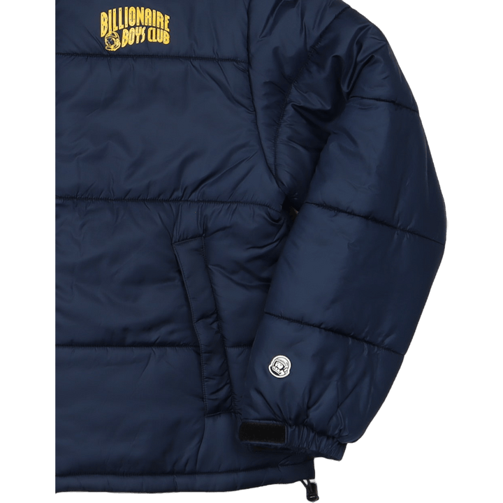 Doudoune à petit logo Arch bleu marine