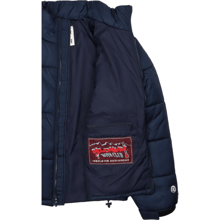 Doudoune à petit logo Arch bleu marine