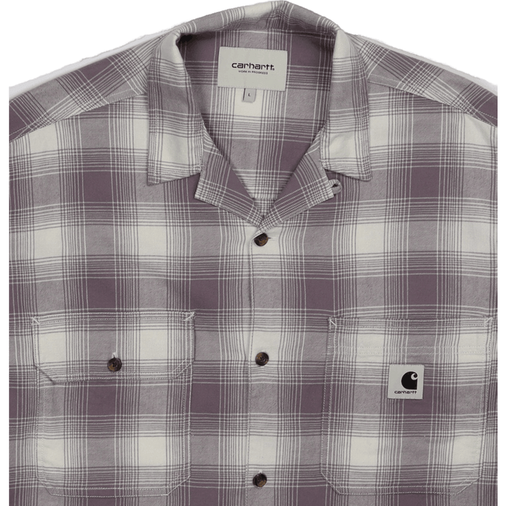 W' L/s Deaver Shirt Deaver Check, Misty Thistle