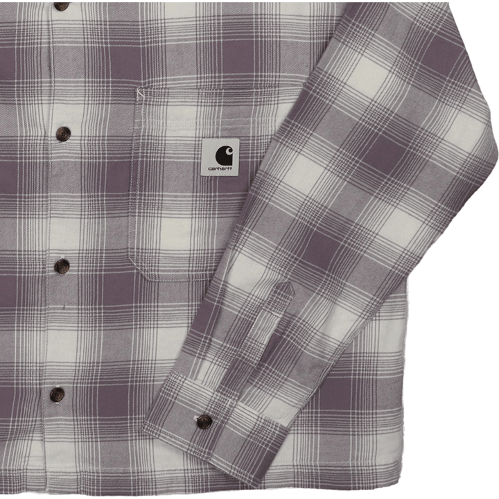 W' L/s Deaver Shirt Deaver Check, Misty Thistle