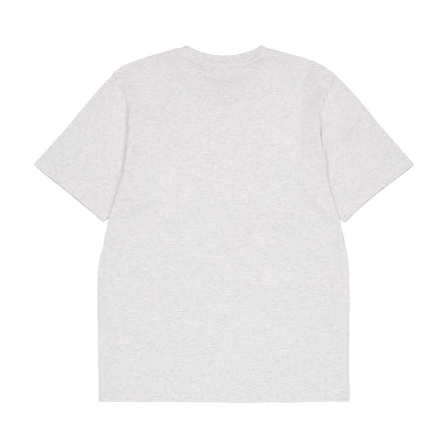 S/s Taschen-T-Shirt Ash Heather
