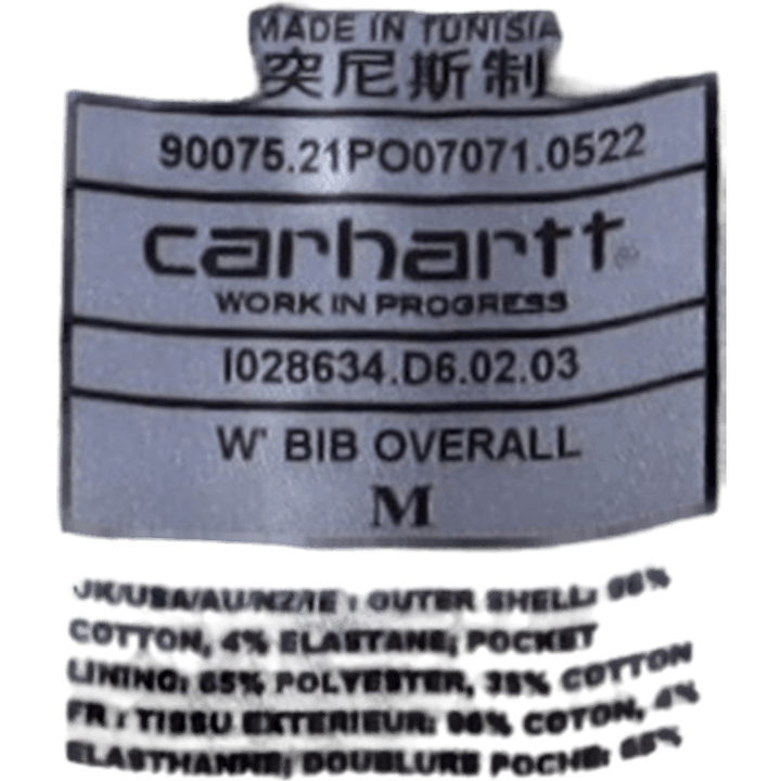 W' Lätzchen Overall Wachs