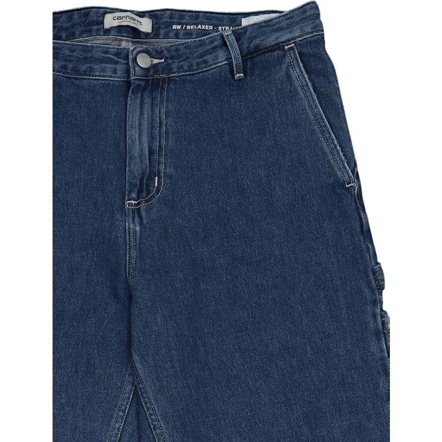 W' Pierce Pant Straight Blau