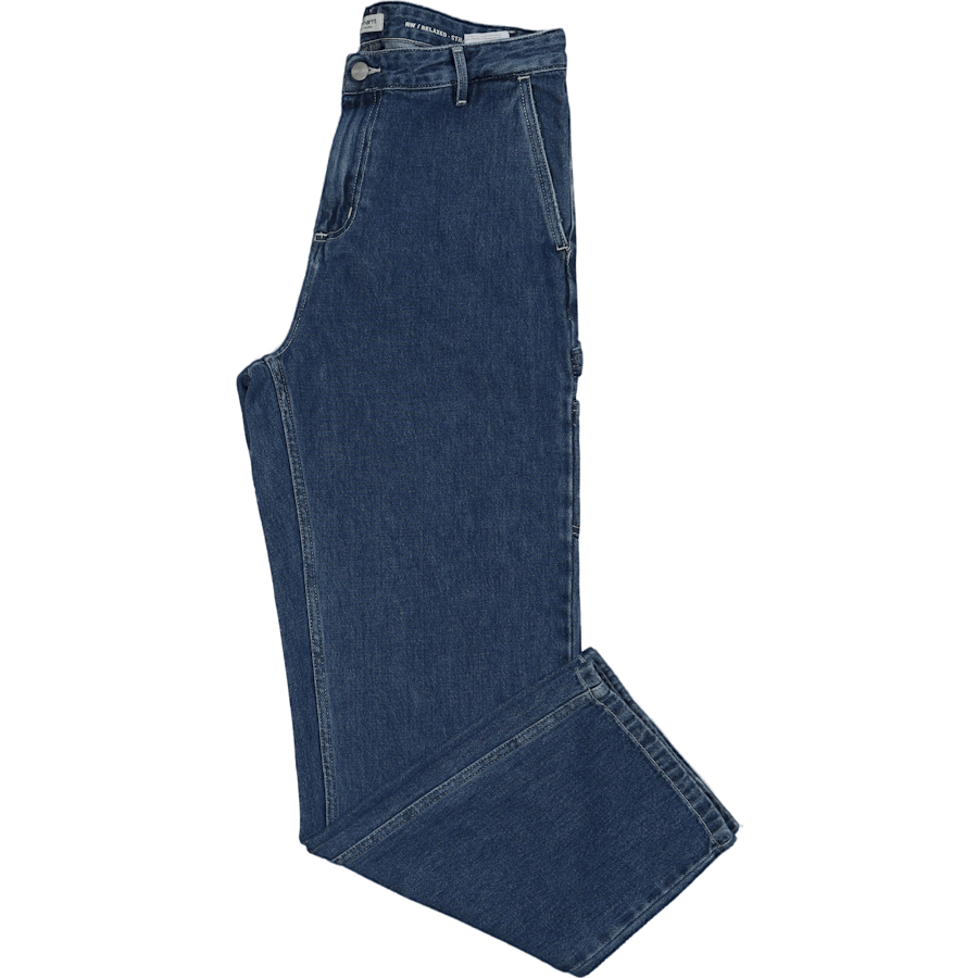 W' Pierce Pant Straight Blau