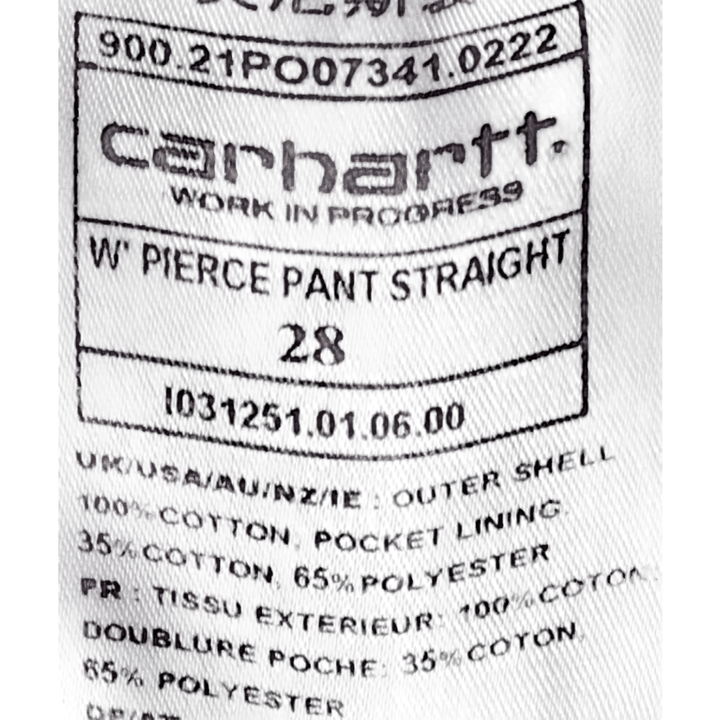 W' Pierce Pant Straight Blau