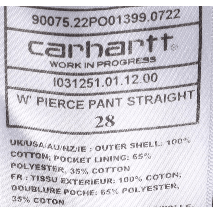 W' Pierce Pant Straight Blau