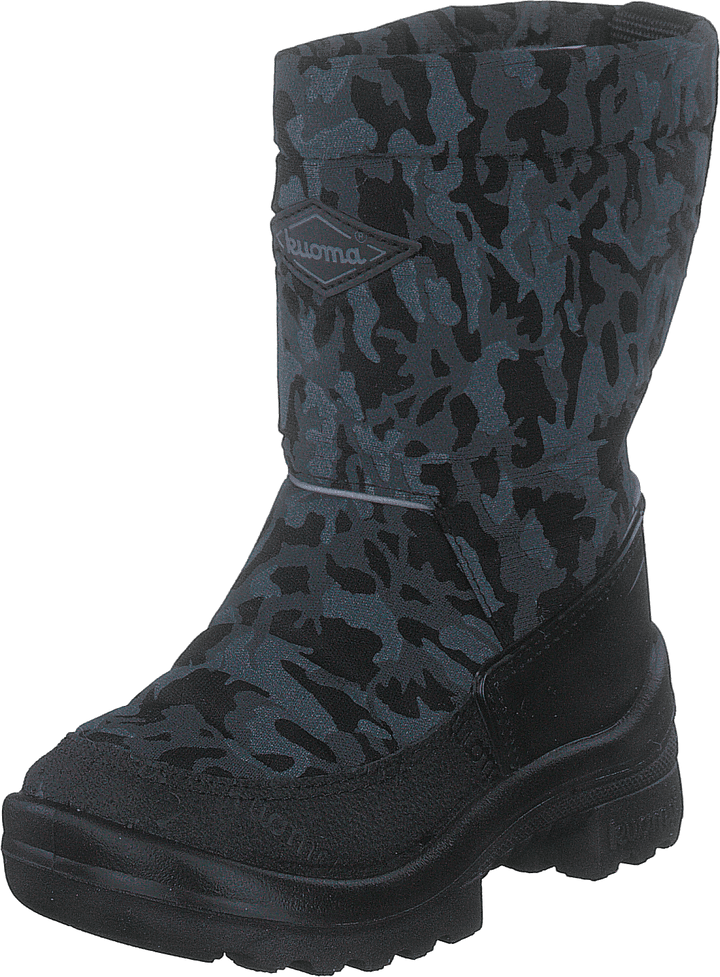 Putkivarsi Wool Black Ghost
