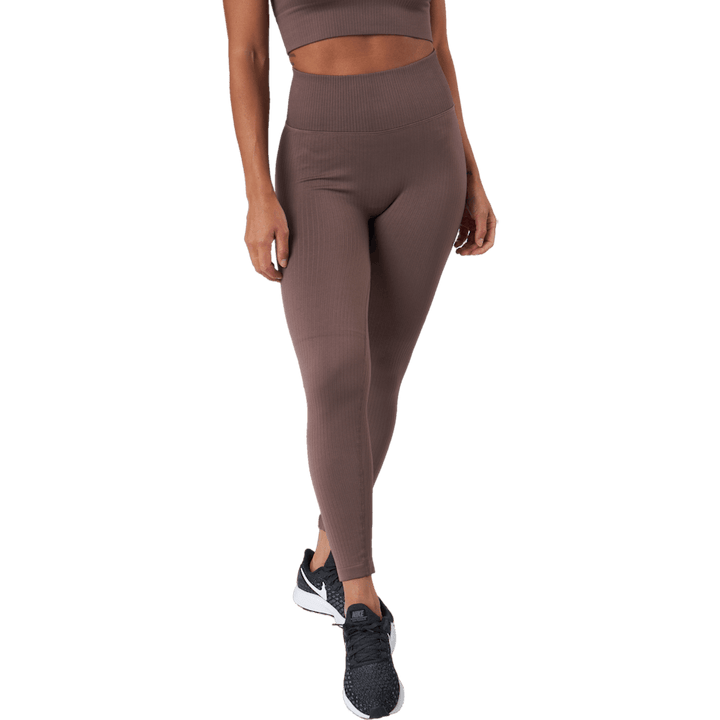 Rib saumattomat sukkahousut 2.0 Taupe