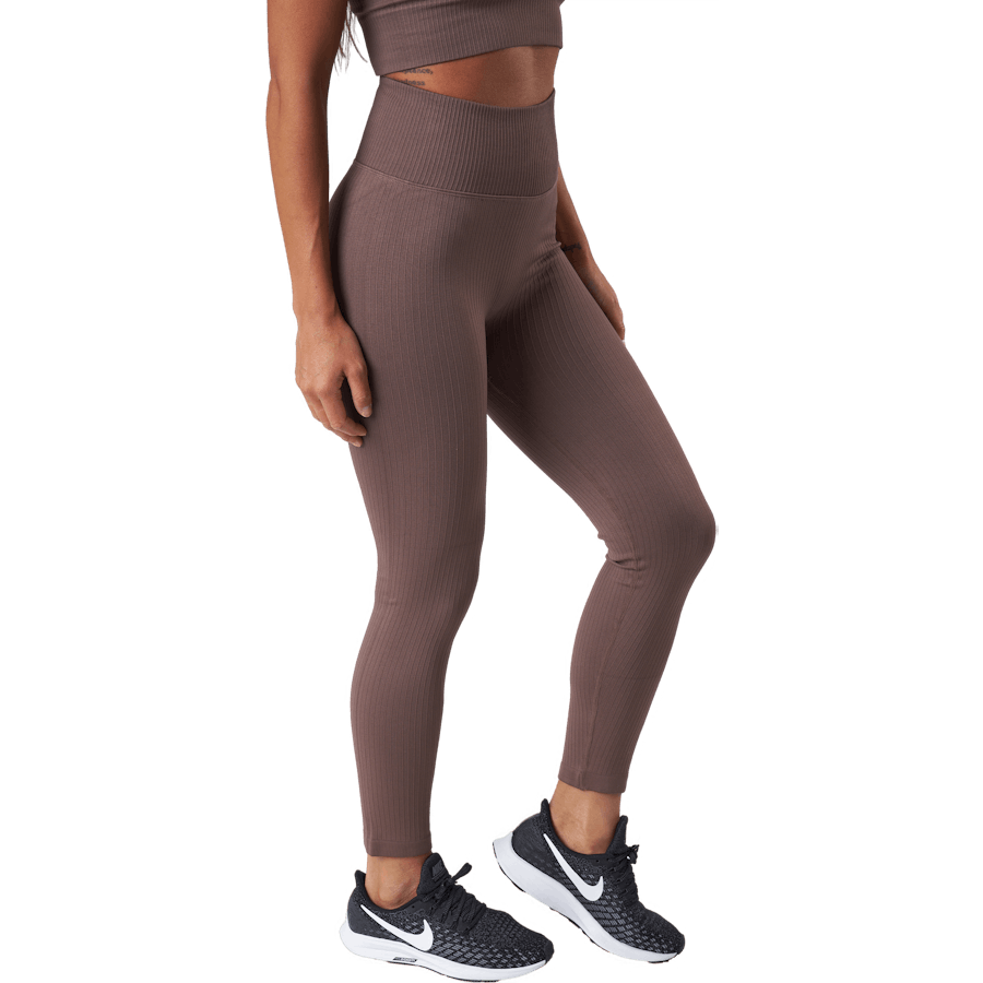 Rib saumattomat sukkahousut 2.0 Taupe