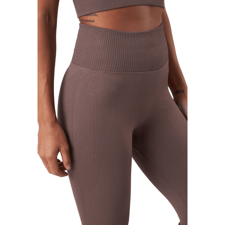 Rib saumattomat sukkahousut 2.0 Taupe
