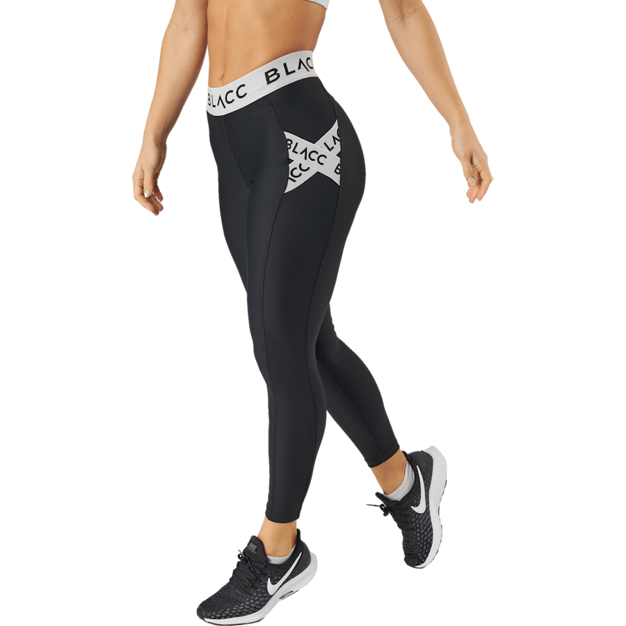 Pančuchy s vysokým pásom Power X 2.0 Black/white