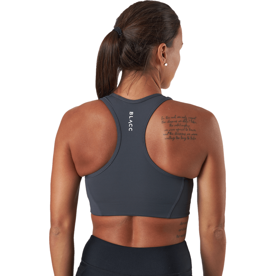 Soutien-gorge fixe à maintien élevé noir/gris